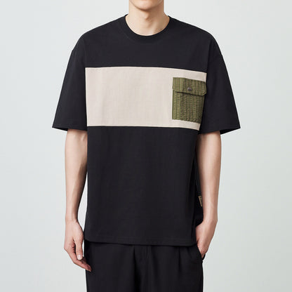Colorblock Utility Pocket Tee