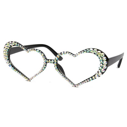 Crystal Heart Sunglasses