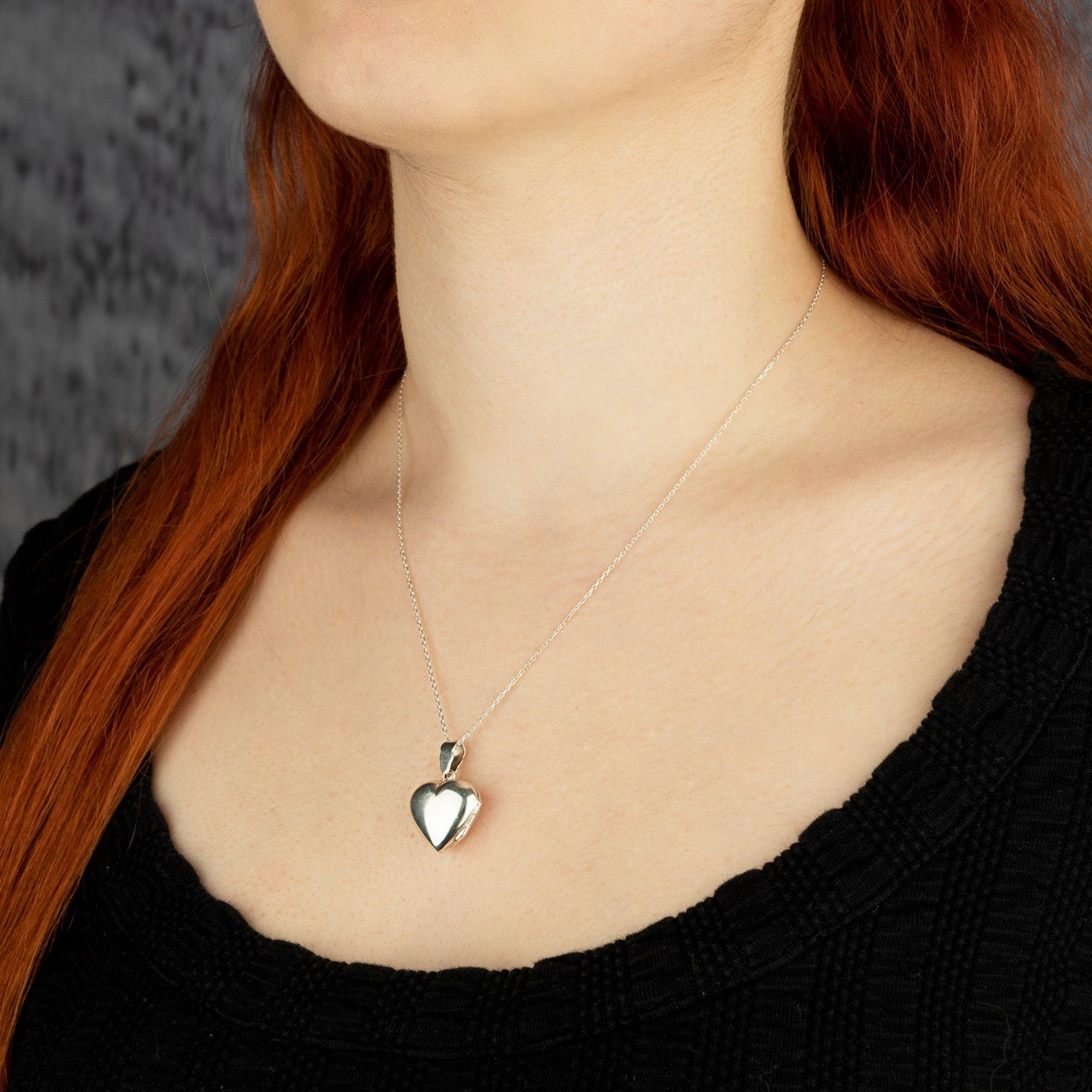 Silver Locket Heart Necklace - RUN THE STREETS COLLABORATIVE