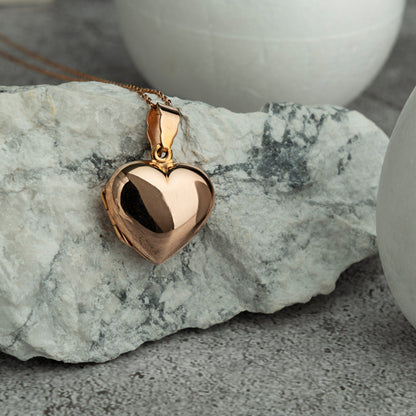 Silver Locket Heart Necklace - RUN THE STREETS COLLABORATIVE