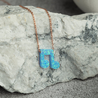 Music Note Necklace - RUN THE STREETS COLLABORATIVE