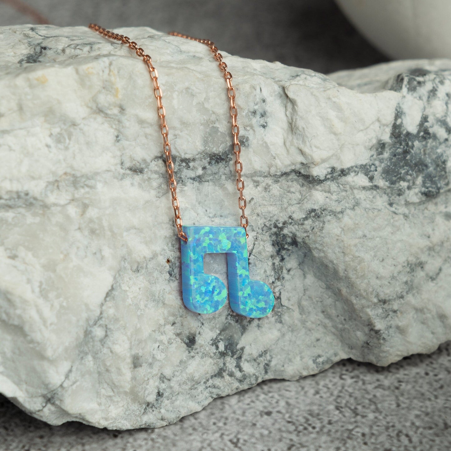 Music Note Necklace - RUN THE STREETS COLLABORATIVE