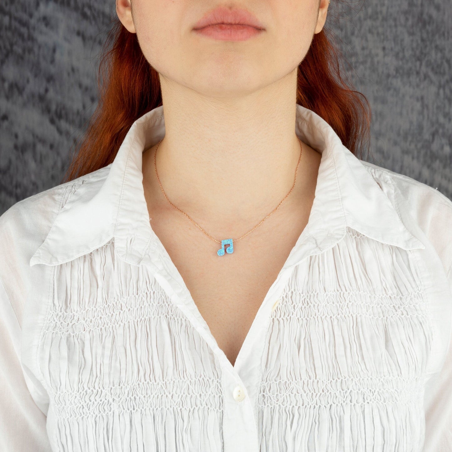 Music Note Necklace - RUN THE STREETS COLLABORATIVE