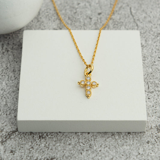 Women Cross Necklace - RUN THE STREETS COLLABORATIVE