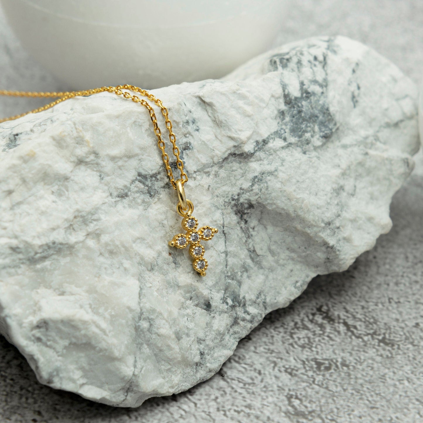 Women Cross Necklace - RUN THE STREETS COLLABORATIVE