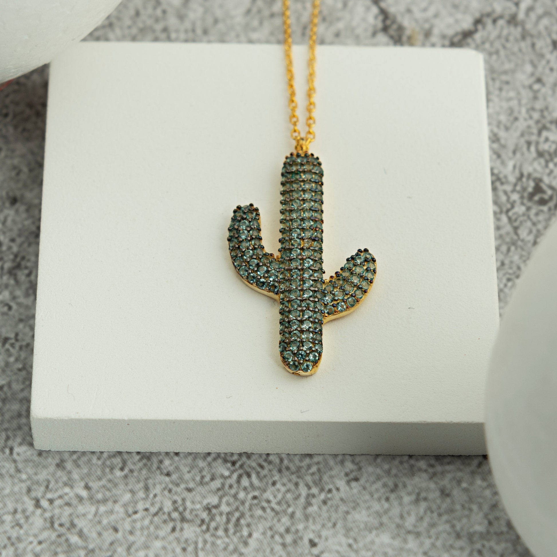Cactus Necklace - RUN THE STREETS COLLABORATIVE