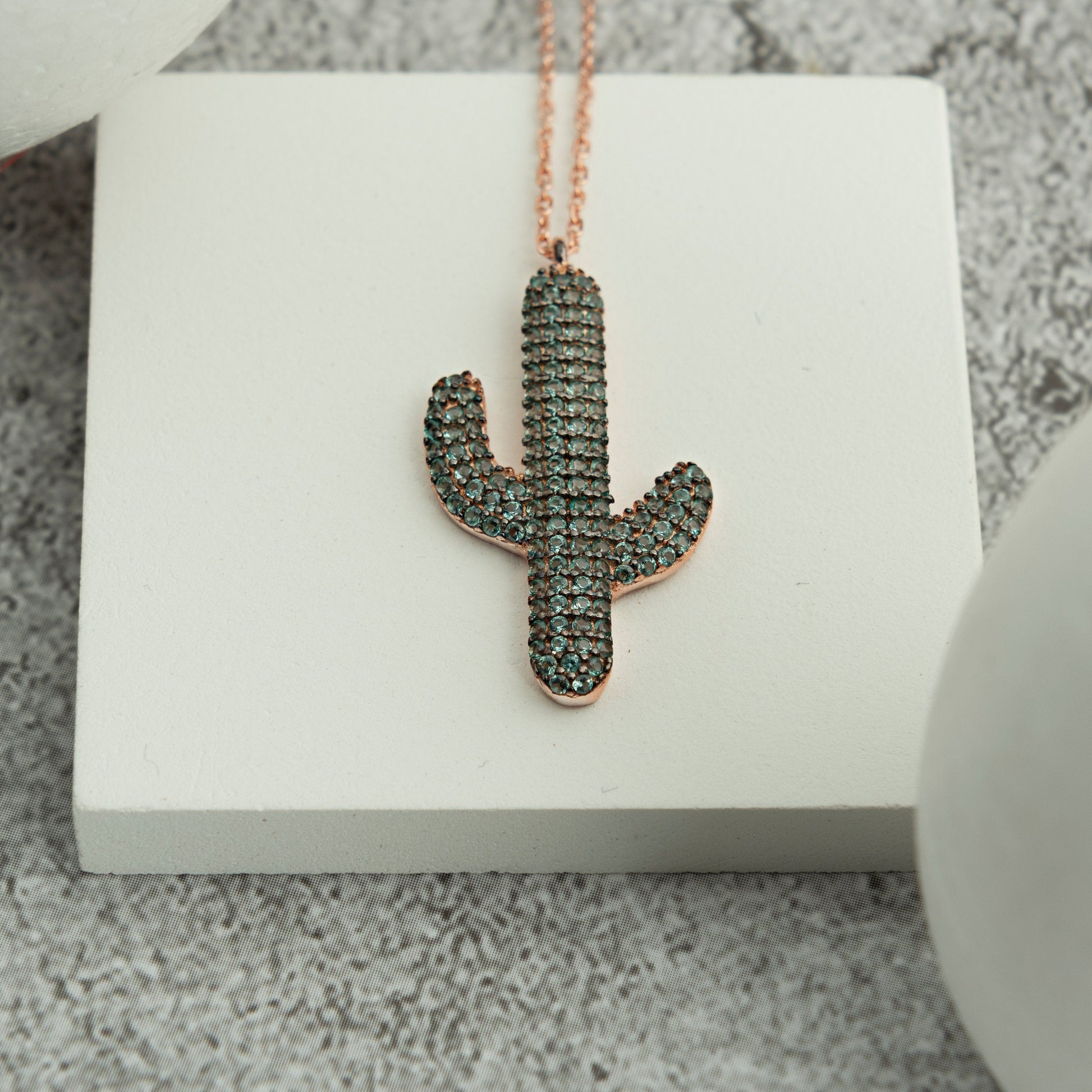 Cactus Necklace - RUN THE STREETS COLLABORATIVE