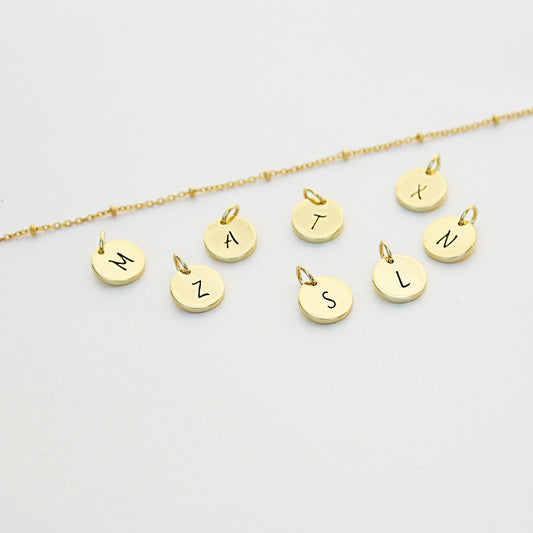 925 Sterling Silver Initial Charms Letter A-Z - RUN THE STREETS COLLABORATIVE