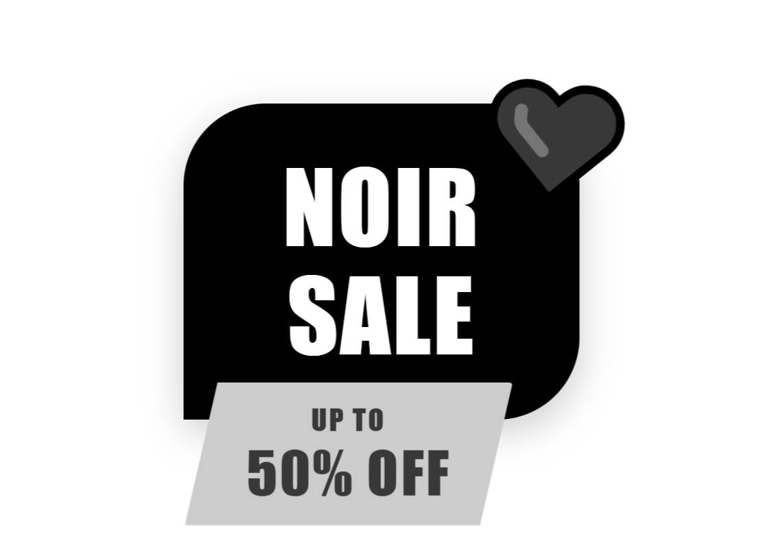 Noir Sale Black Heart Animated Promo Banner - RUN THE STREETS COLLABORATIVE