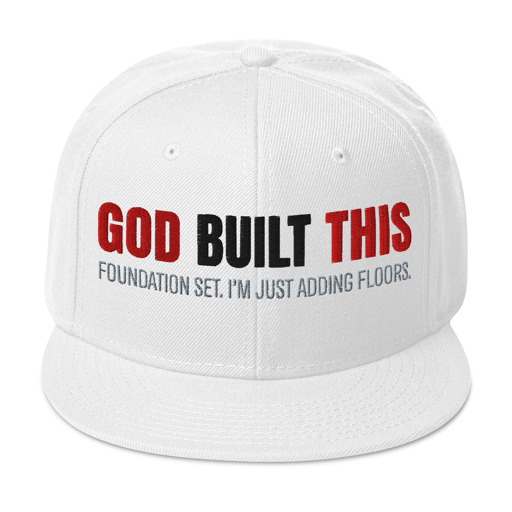 GOD BUILT THIS Snapback Hat Baseball Cap