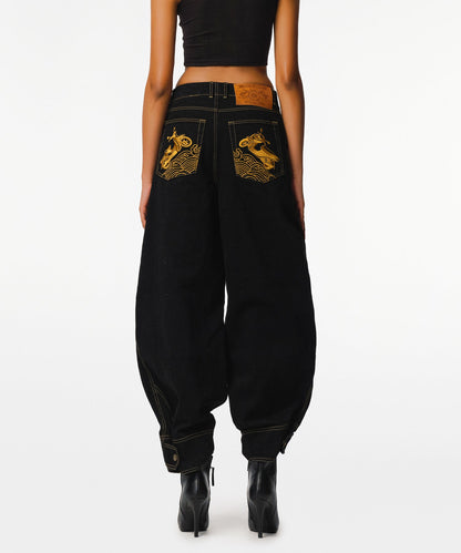 Unisex Gemyny Horseshoe Jeans - RUN THE STREETS COLLABORATIVE